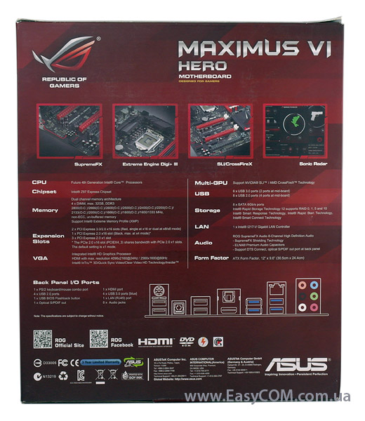 ASUS MAXIMUS VI HERO