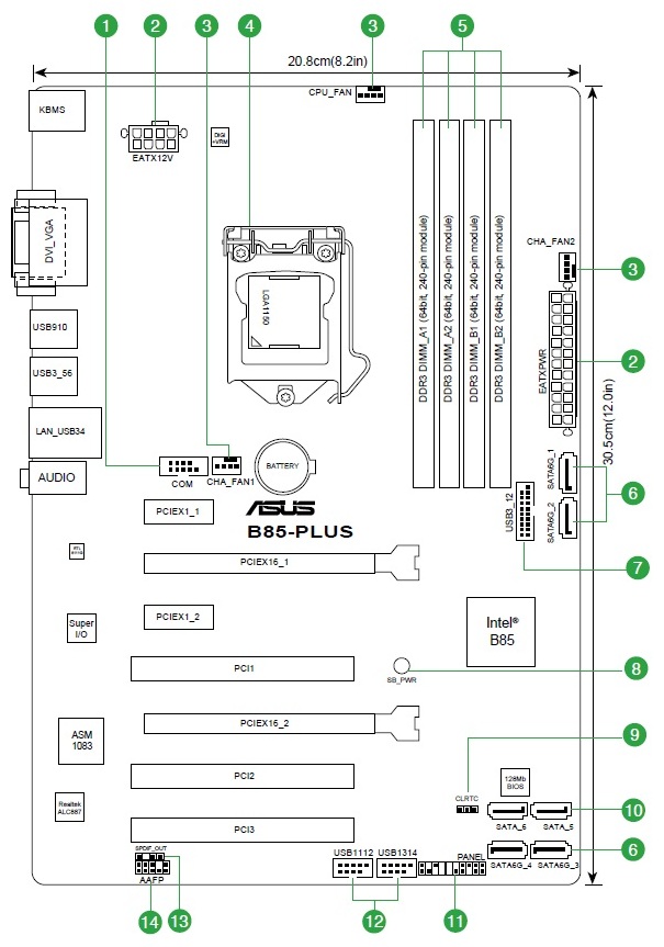 ASUS B85-PLUS