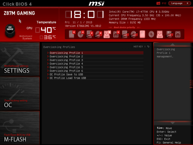 MSI Z87M GAMING