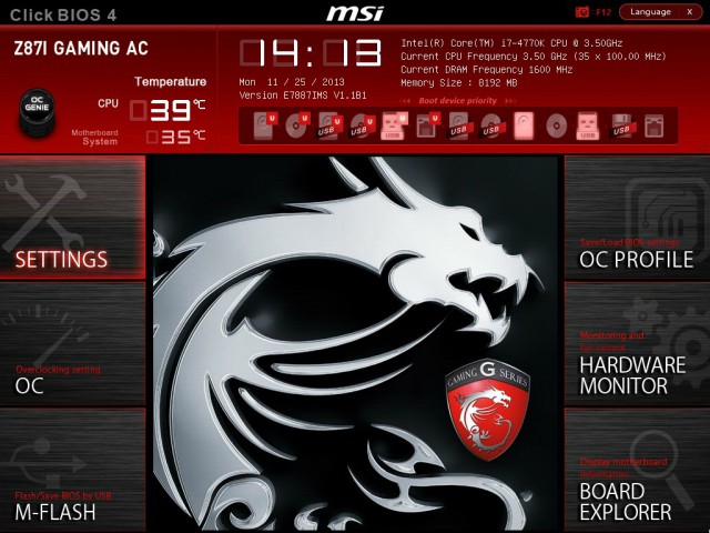 MSI Z87I GAMING AC