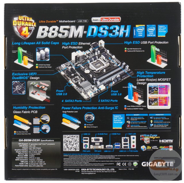 GIGABYTE GA-B85M-DS3H