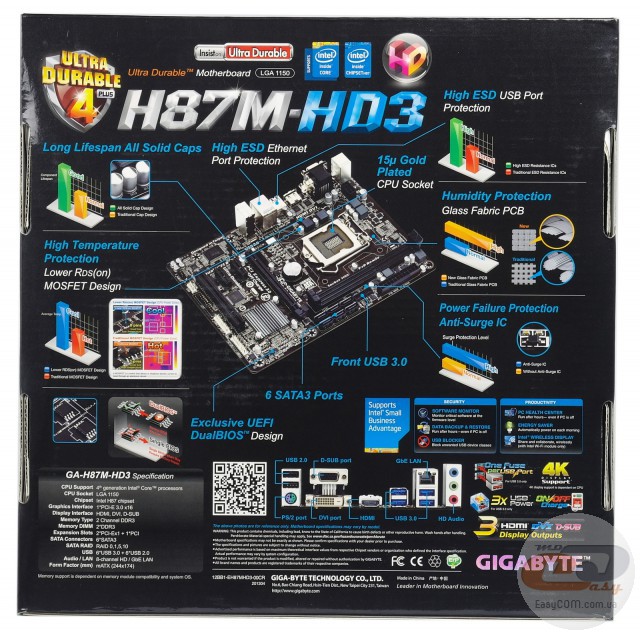 GIGABYTE GA-H87M-HD3