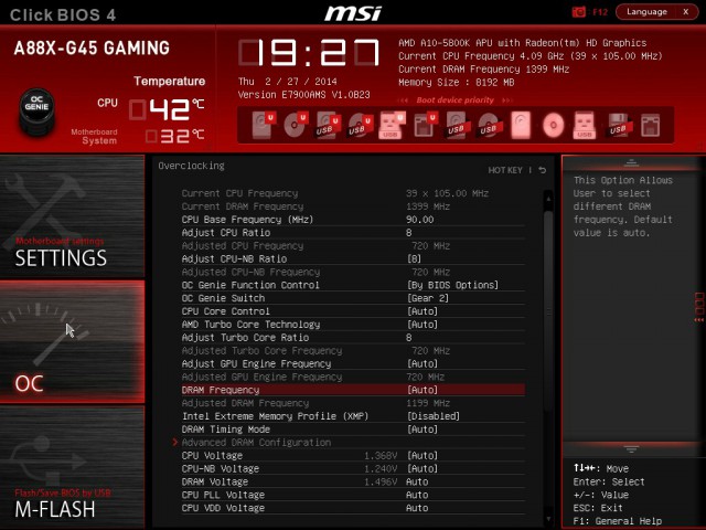 MSI A88X-G45 GAMING