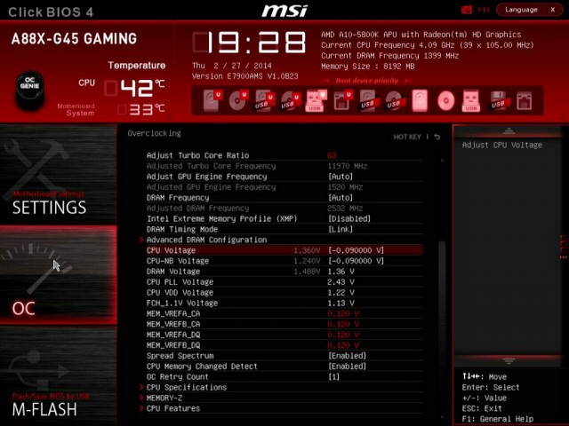 MSI A88X-G45 GAMING