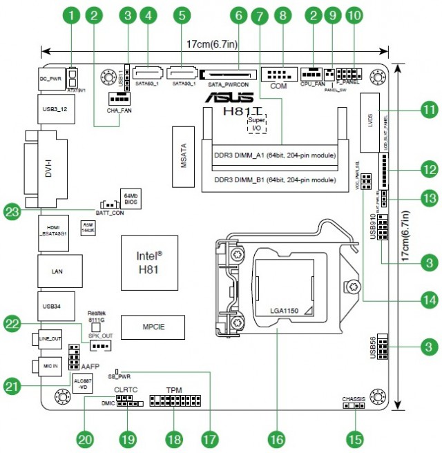 ASUS H81T