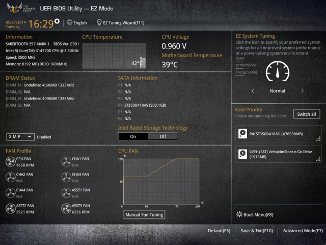 ASUS SABERTOOTH Z97 MARK 1