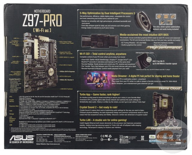 ASUS Z97-PRO(Wi-Fi ac)