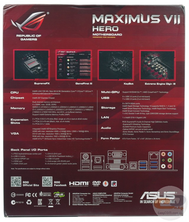 ASUS MAXIMUS VII RANGER