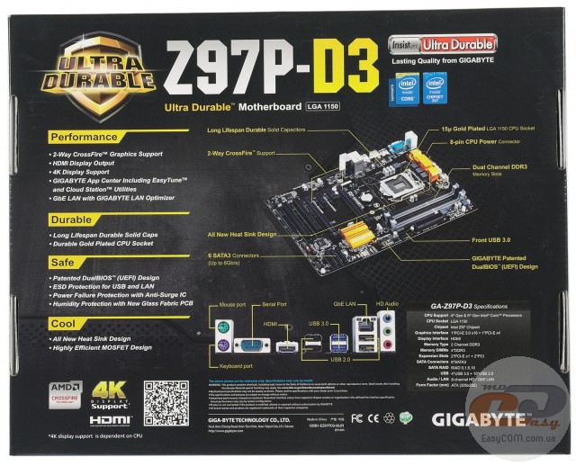 GIGABYTE GA-Z97P-D3