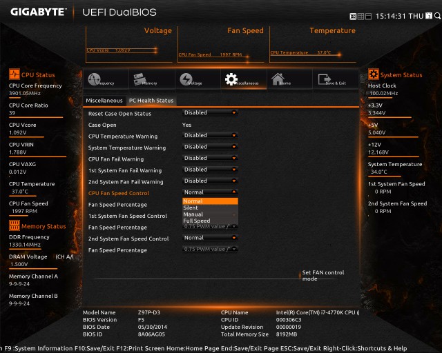 GIGABYTE GA-Z97P-D3