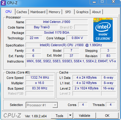 GIGABYTE GA-J1900N-D3V