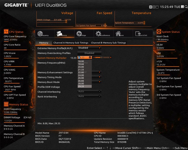 GIGABYTE GA-Z97-D3H