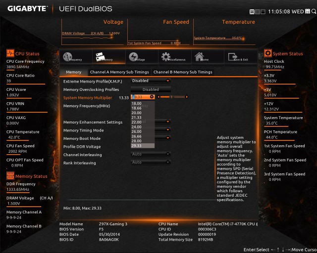 GIGABYTE GA-Z97X-Gaming 3