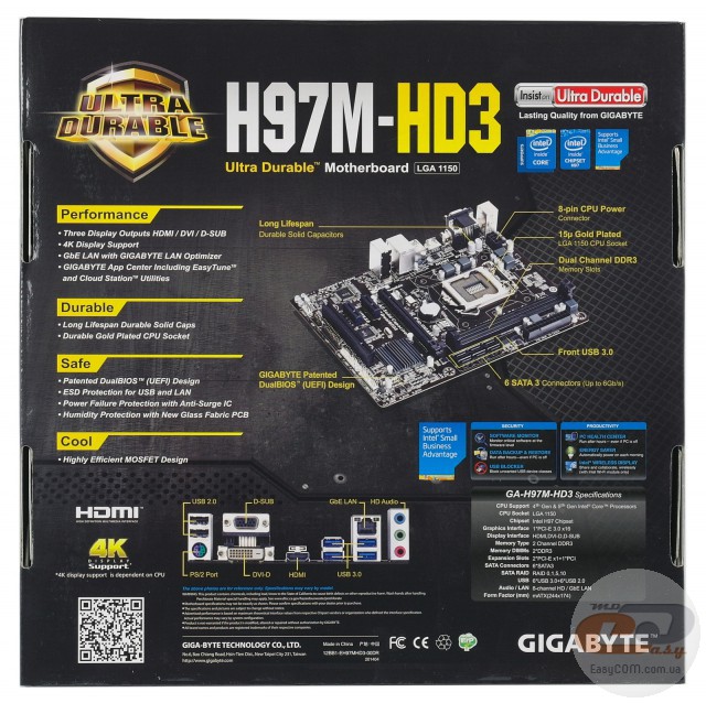 GIGABYTE GA-H97M-HD3