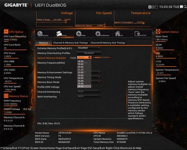 GIGABYTE GA-Z97M-DS3H