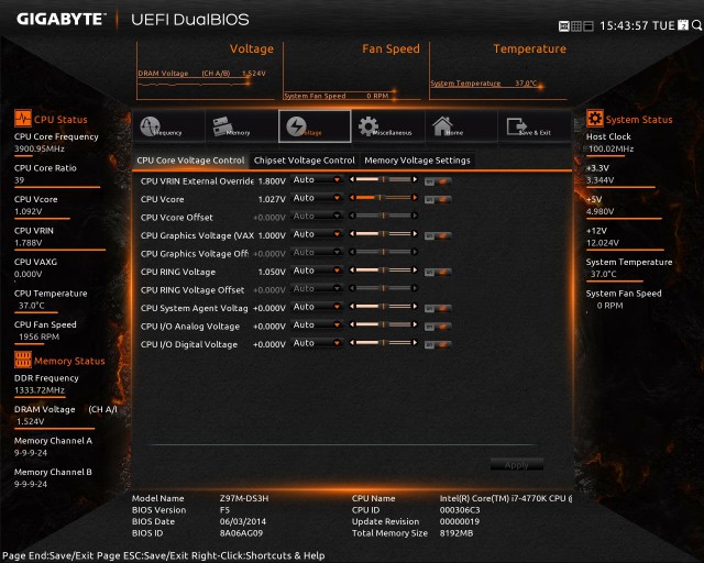 GIGABYTE GA-Z97M-DS3H