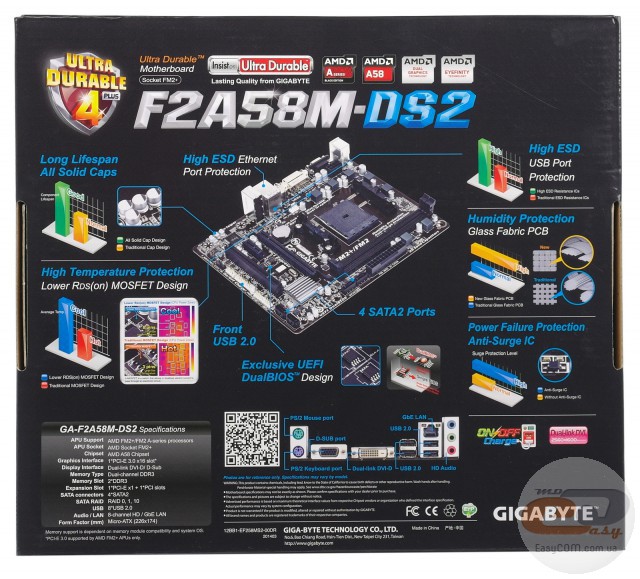 GIGABYTE GA-F2A58M-DS2