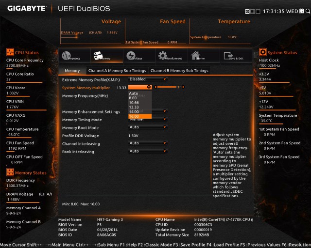 GIGABYTE GA-H97-Gaming 3