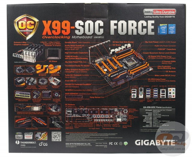 GIGABYTE GA-X99-SOC Force