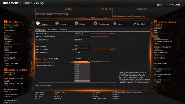 GIGABYTE GA-X99-SOC Force