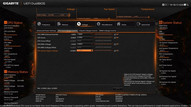 GIGABYTE GA-X99-SOC Force