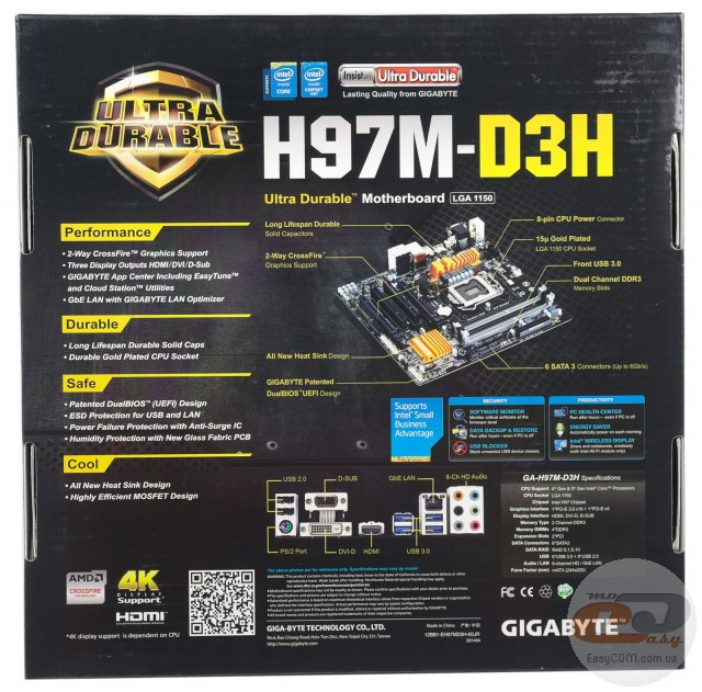 GIGABYTE GA-H97M-D3H