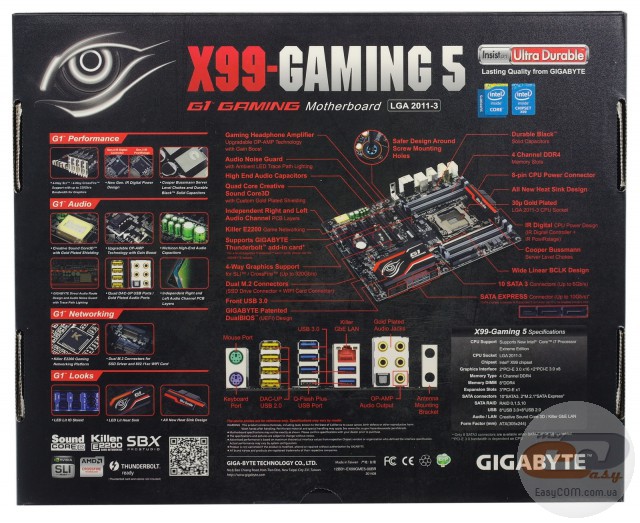 GIGABYTE GA-X99-Gaming 5
