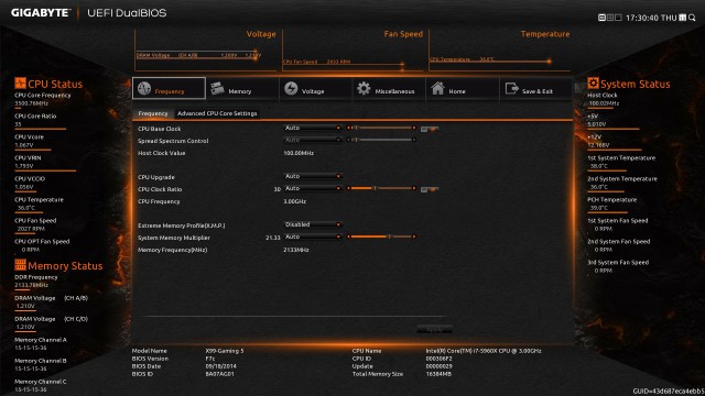 GIGABYTE GA-X99-Gaming 5