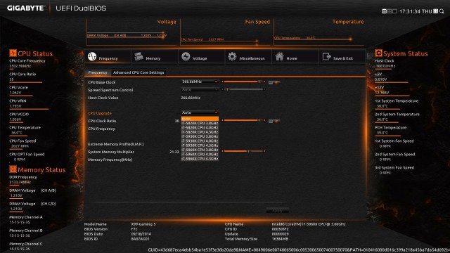 GIGABYTE GA-X99-Gaming 5