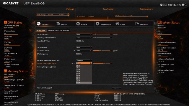 GIGABYTE GA-X99-Gaming 5