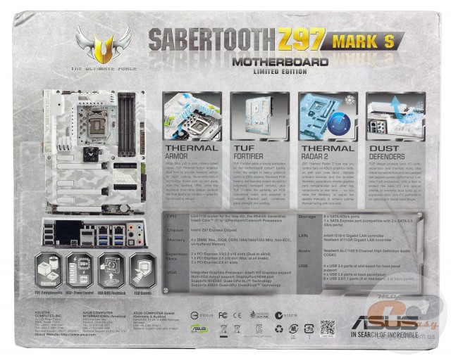 ASUS SABERTOOTH Z97 MARK S