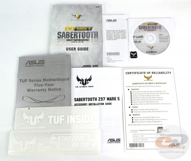 ASUS SABERTOOTH Z97 MARK S