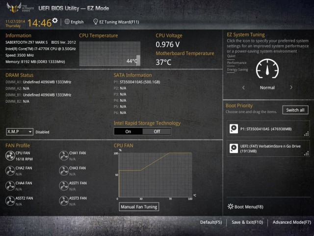 ASUS SABERTOOTH Z97 MARK S
