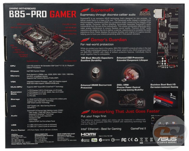 ASUS B85-PRO GAMER