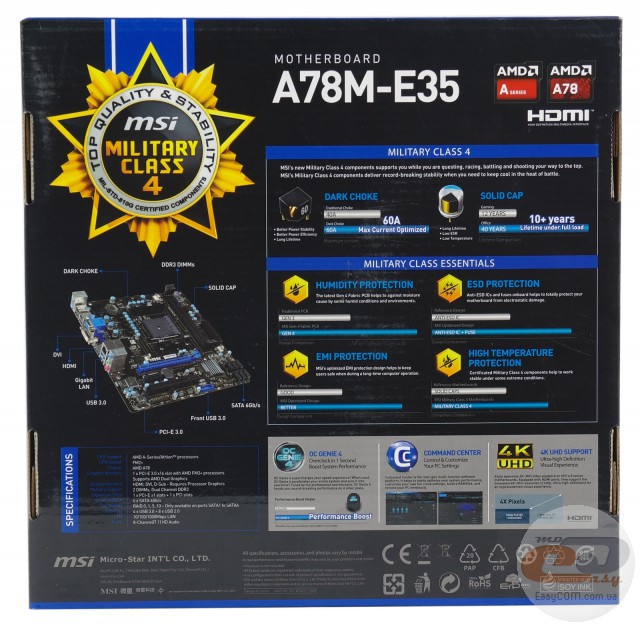 MSI A78M-E35