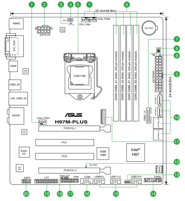 ASUS H97M-PLUS