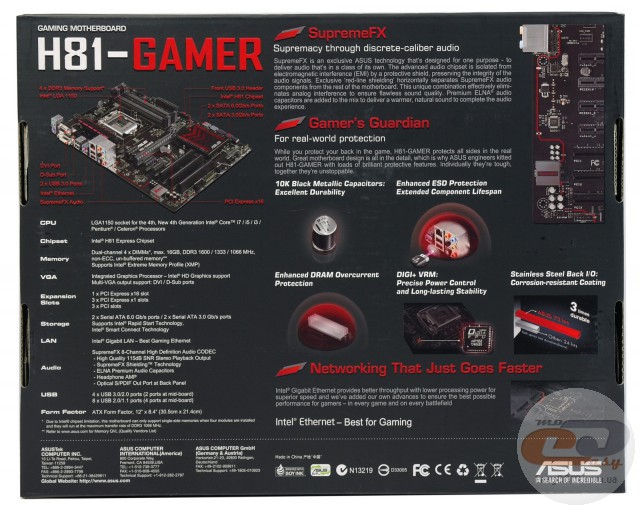 ASUS H81-GAMER