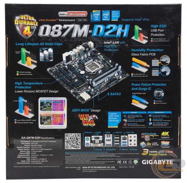 GIGABYTE GA-Q87M-D2H