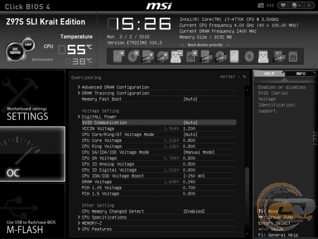 MSI Z97S SLI Krait Edition