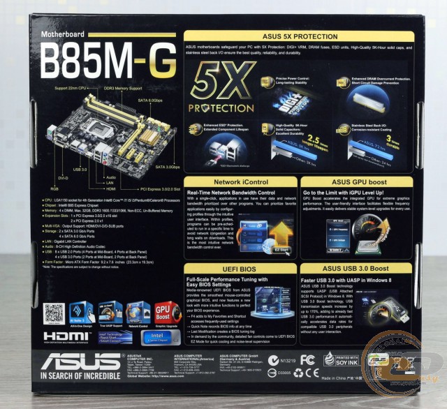 ASUS B85M-G