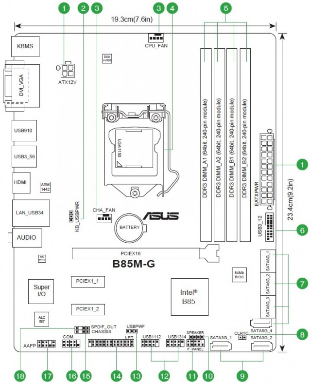 ASUS B85M-G