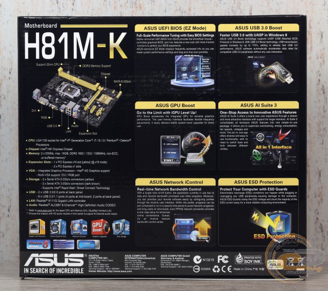 ASUS H81M-K