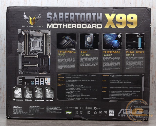 ASUS SABERTOOTH X99