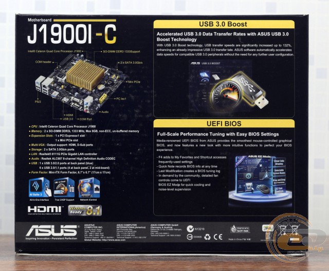 ASUS J1900I-C