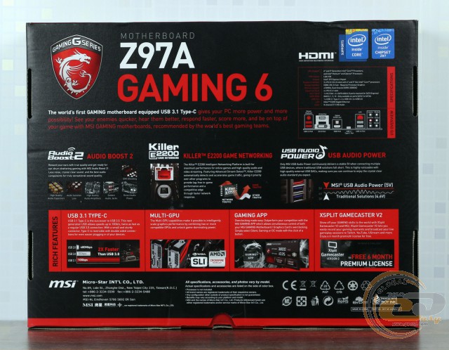 MSI Z97A GAMING 6