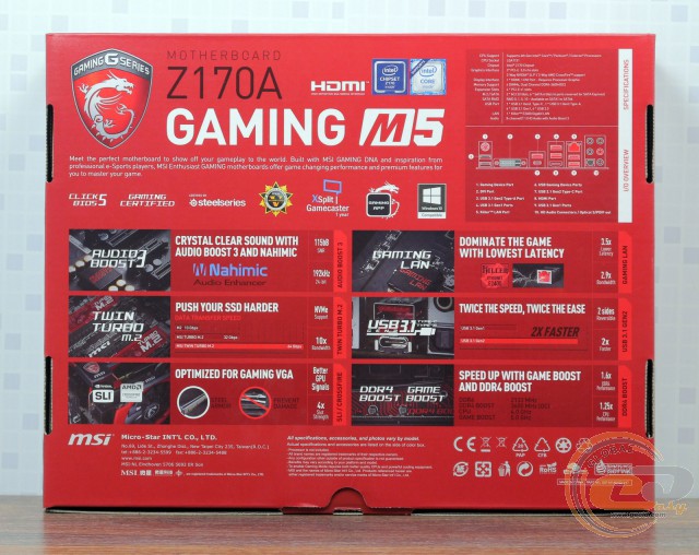 MSI Z170A GAMING M5