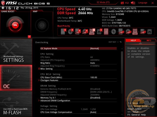 MSI Z170A GAMING M5