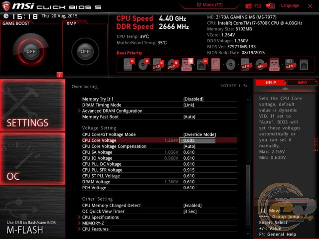 MSI Z170A GAMING M5