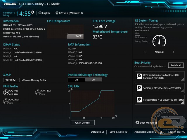 ASUS H170M-E D3