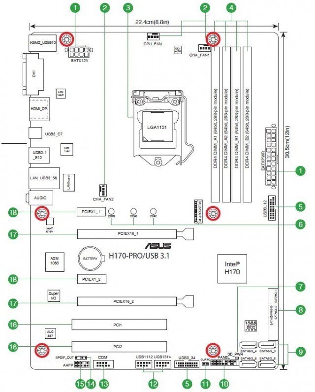 ASUS H170-PRO/USB 3.1